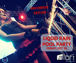 Liquid RAIN POOL PARTY - Halloween edition